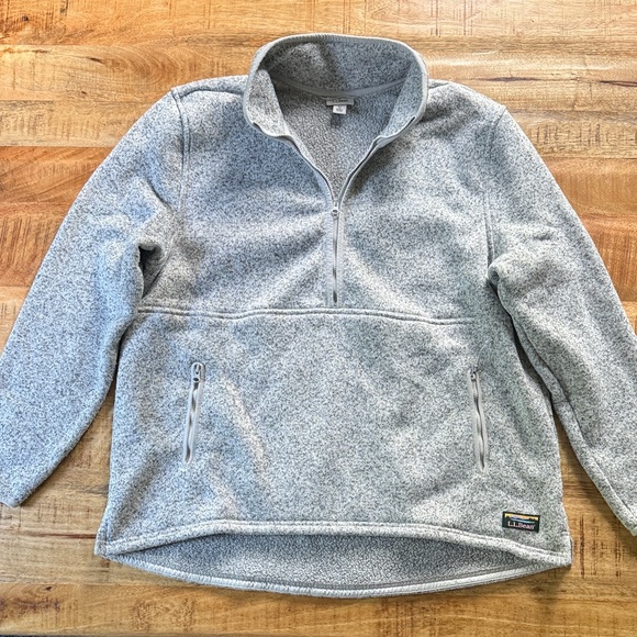 LL Bean men’s quarter zip pullover extra large sweater - Picture 1 of 5